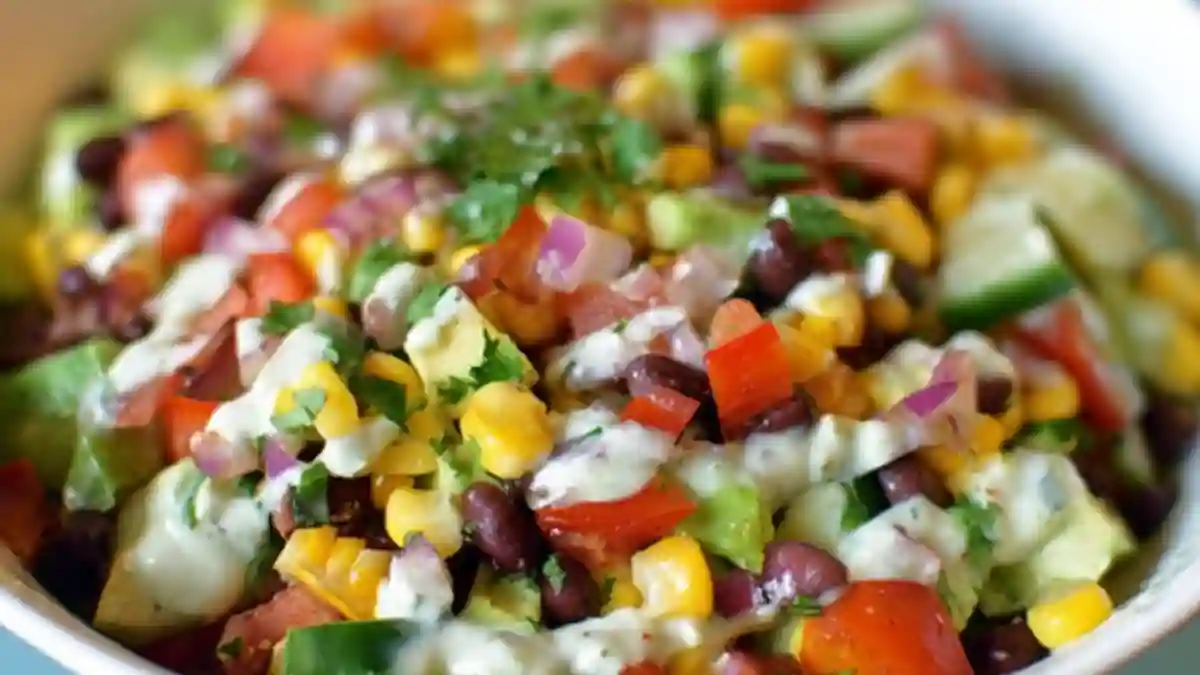 Ditch Store-Bought: Make The Best Mexican Chopped Salad with Greek Yogurt Ranch